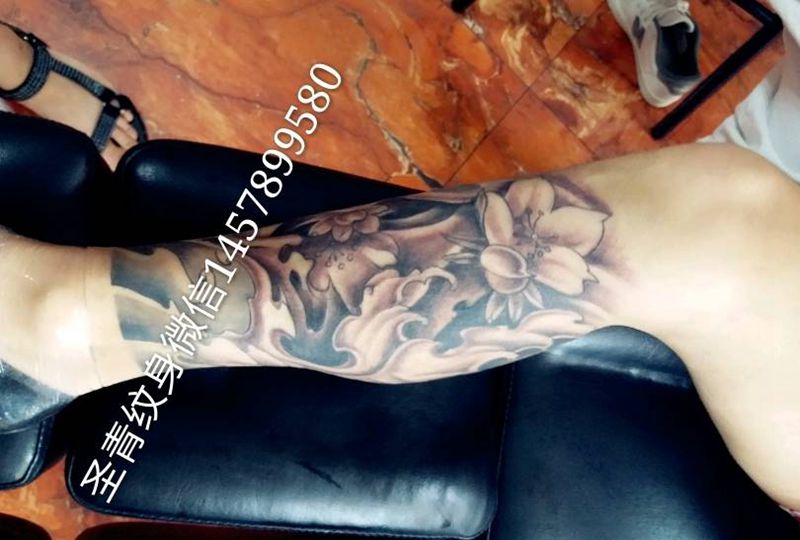 小腿完成，喜欢的约我微信145纹身图片