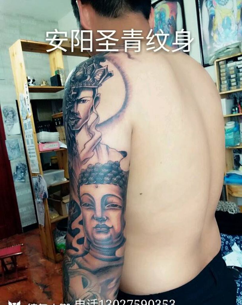 佛纹身图片