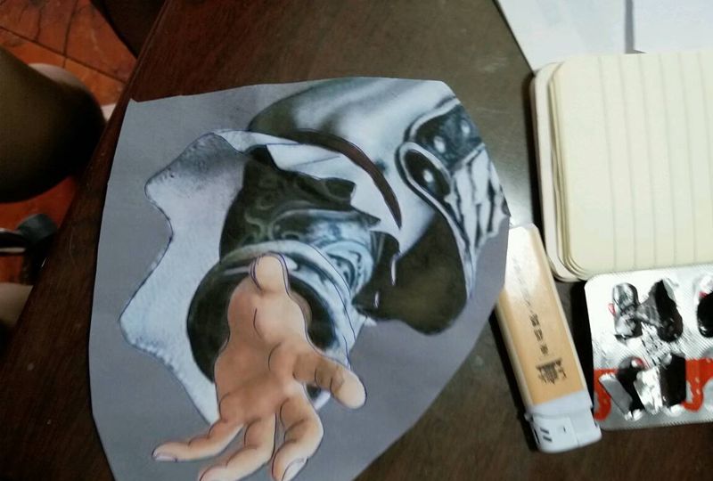 赵云的手，谁要纹身图片