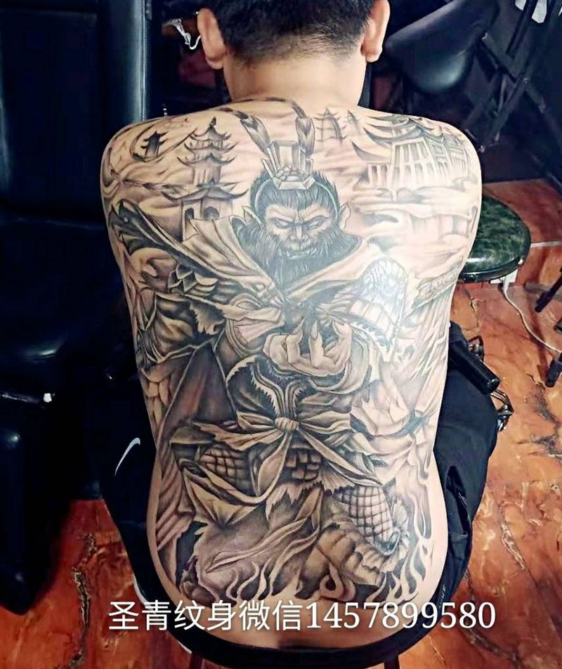 孙悟空完成喜欢的纹身图片