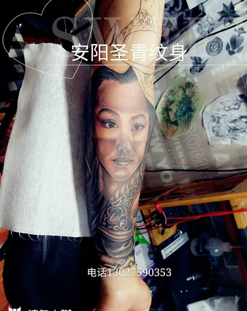 至尊宝完成纹身图片