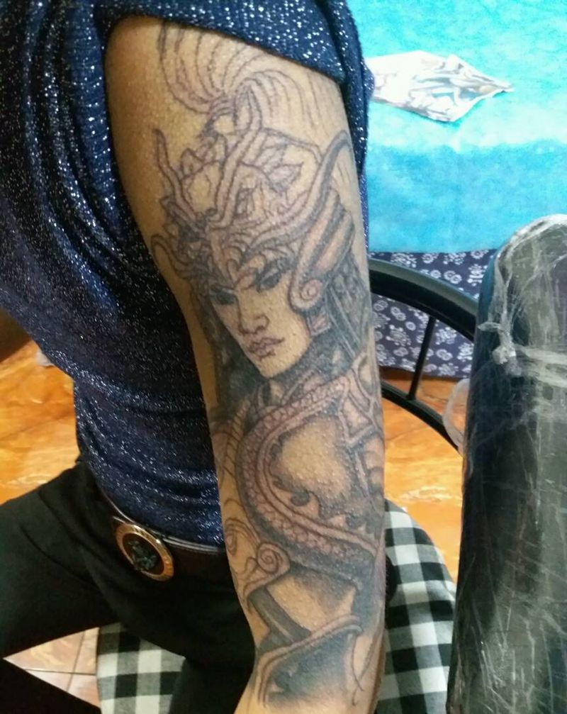 未完成纹身图片