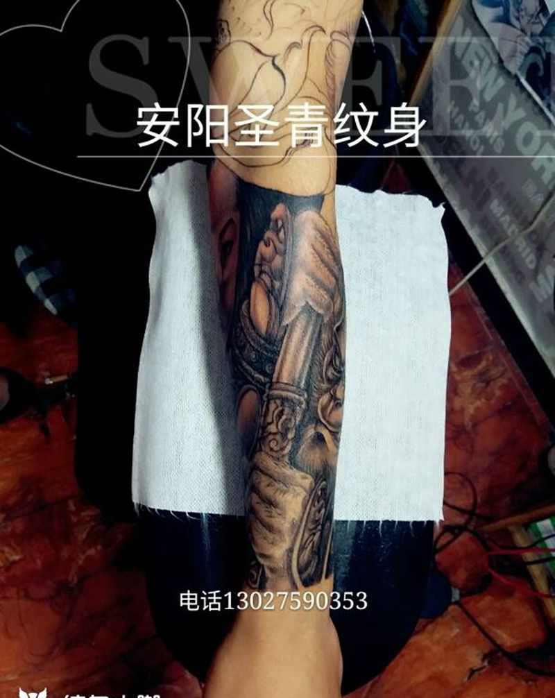 至尊宝纹身图片