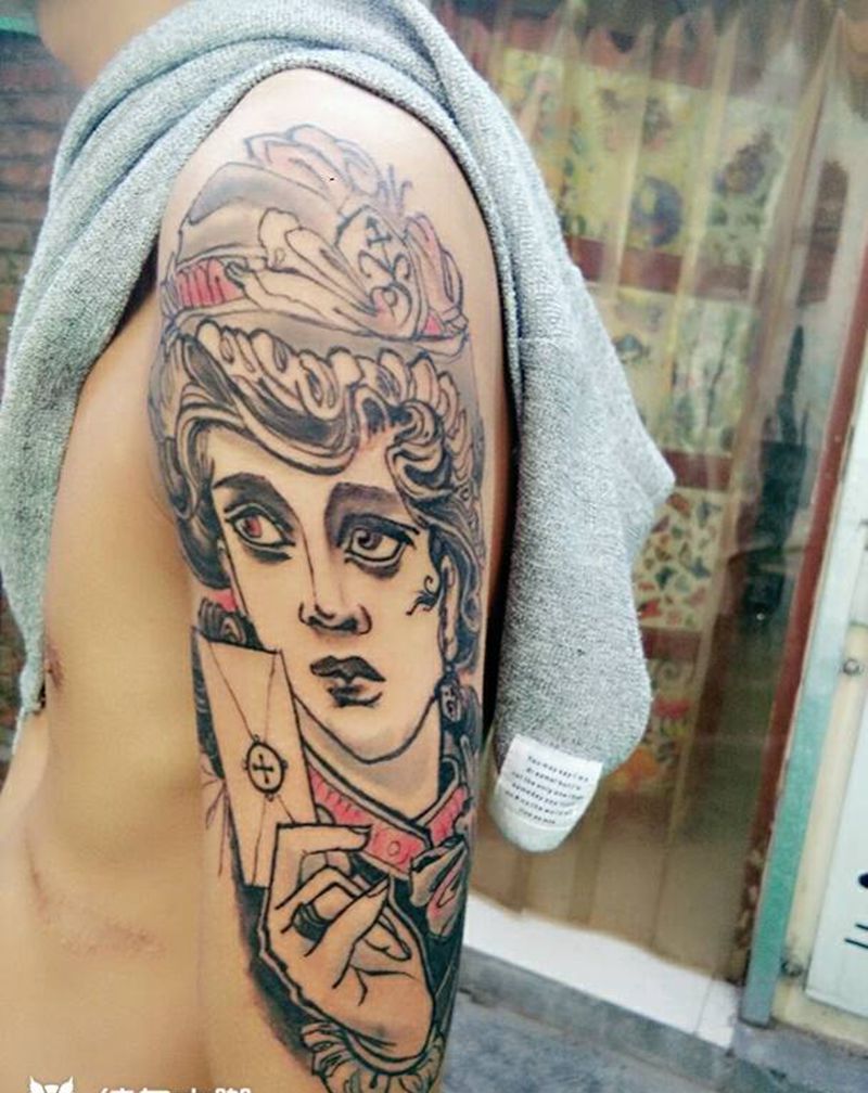 简单爱纹身图片