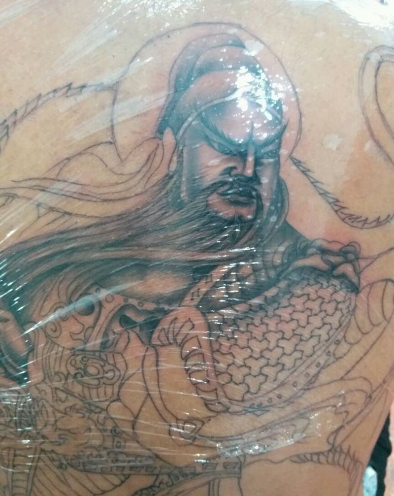 未完成纹身图片