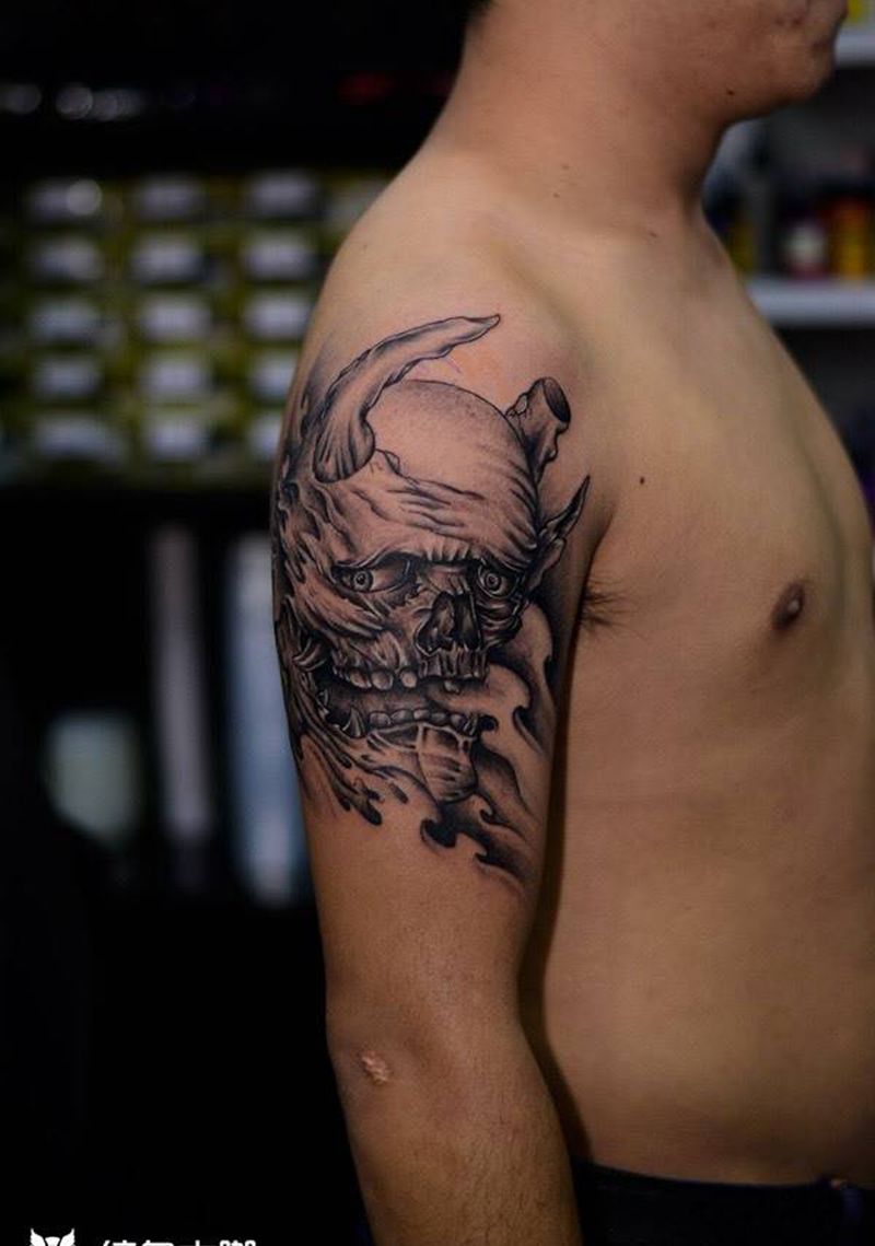 骷髅纹身纹身图片