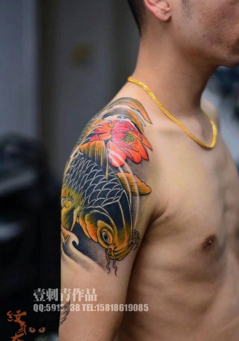 锦鲤纹身纹身图片