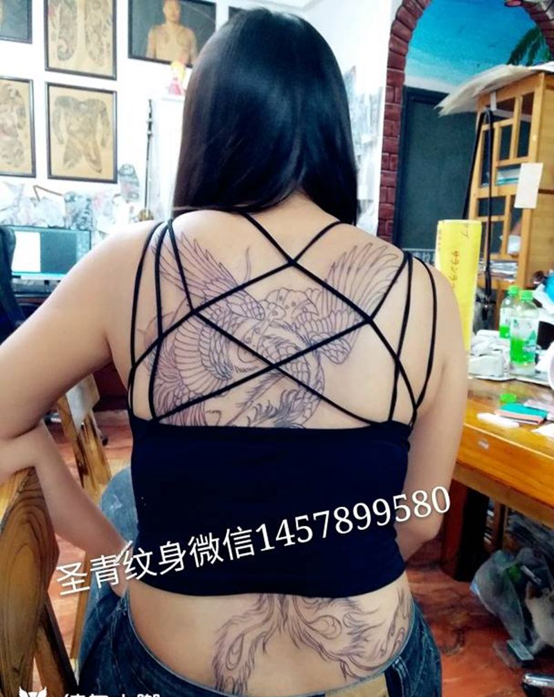 凤凰完成喜欢约我纹身图片