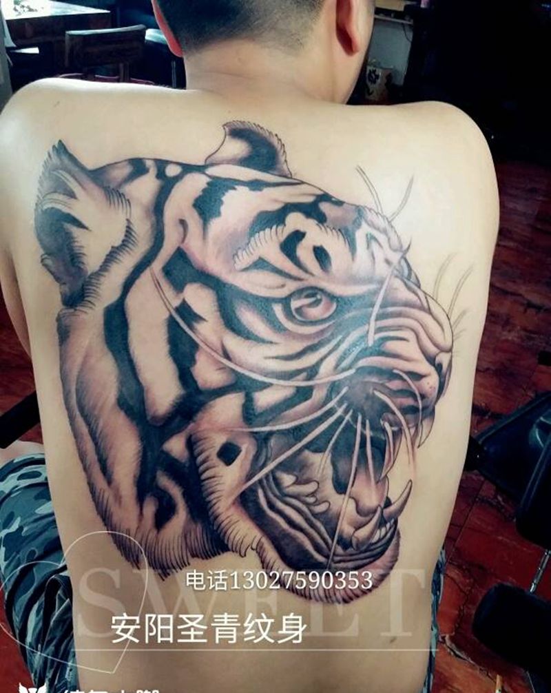 老虎纹身图片