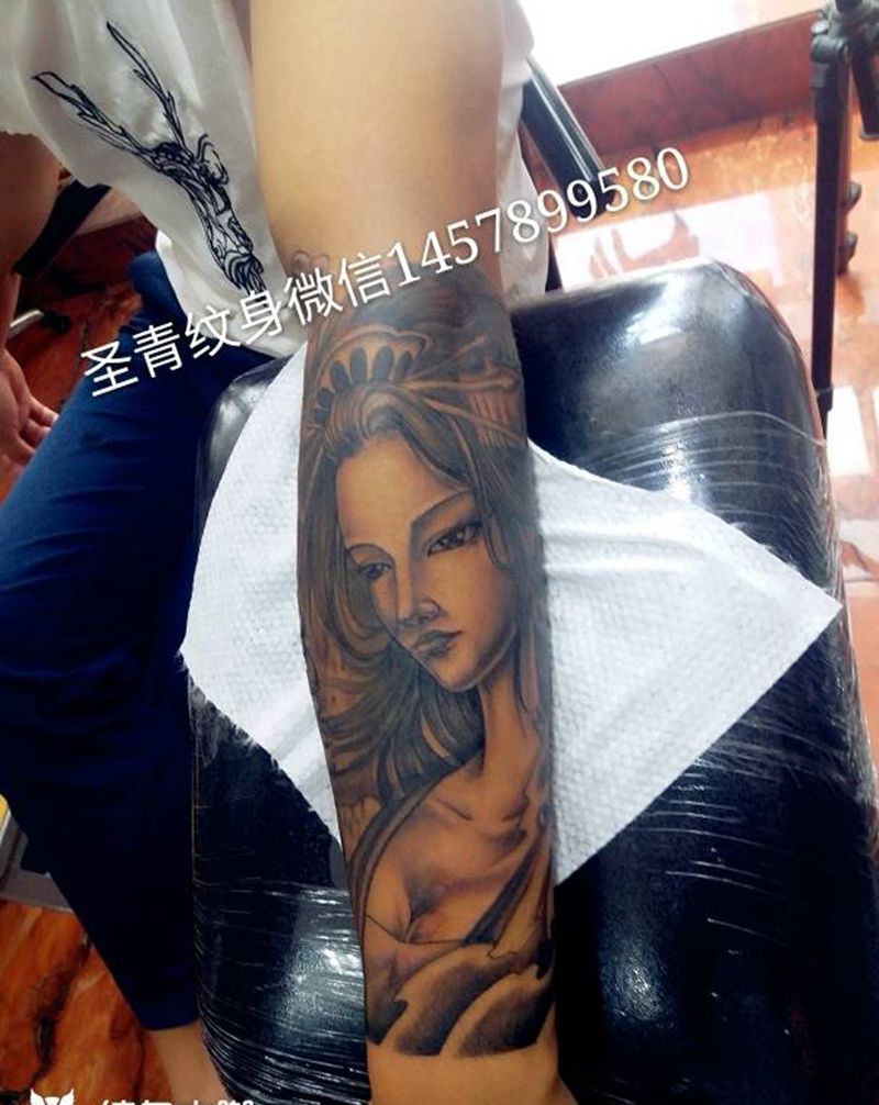 艺姬完成喜欢的约我纹身图片