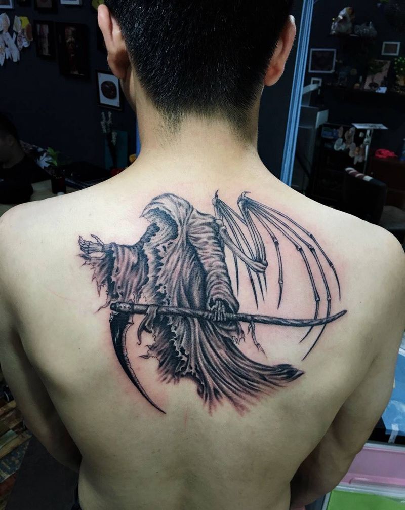 死神纹身图片
