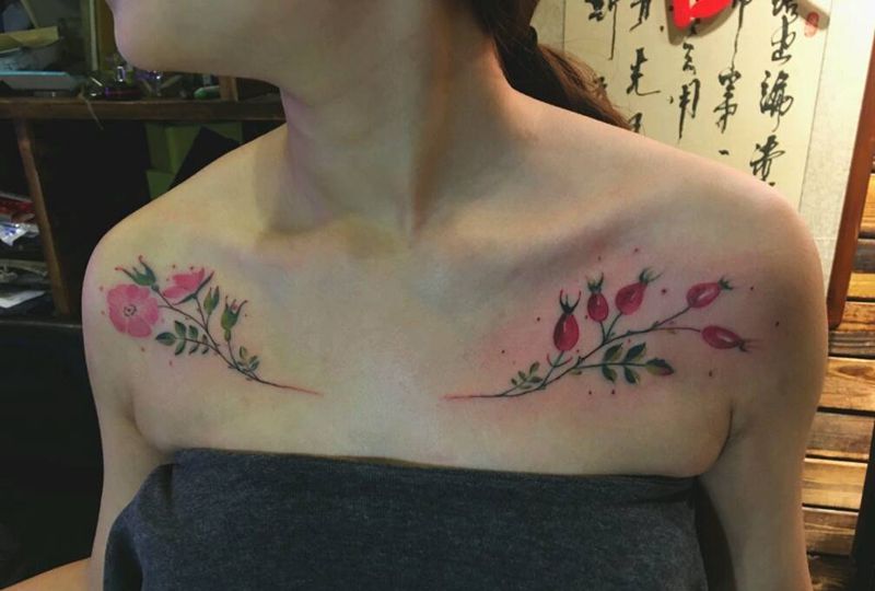 弗捞沃纹身图片