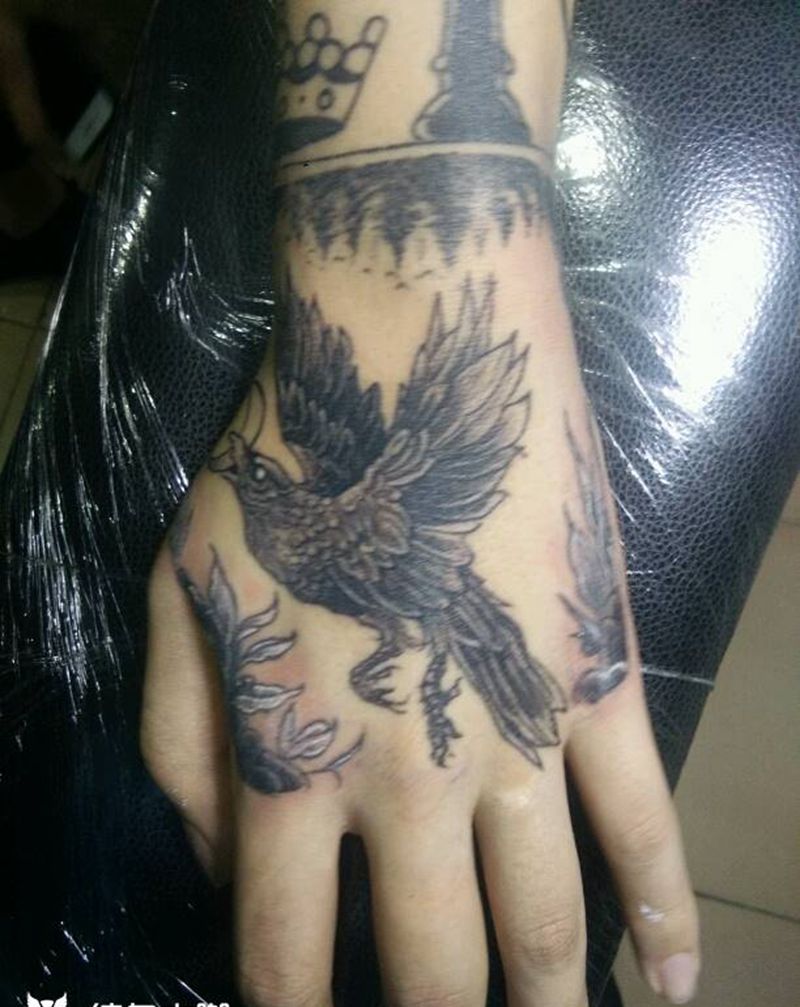 手背纹身纹身图片