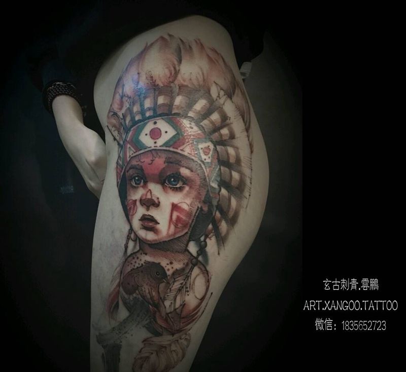 印第安纹身图片