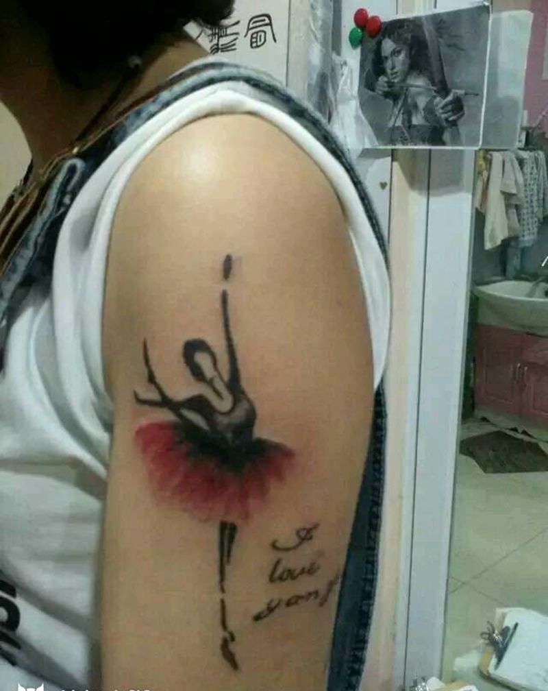 舞者纹身图片