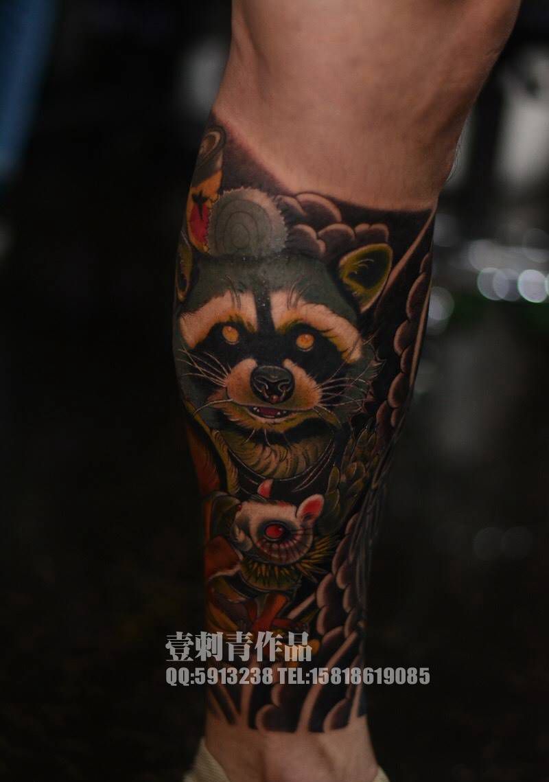 中西结合纹身图片