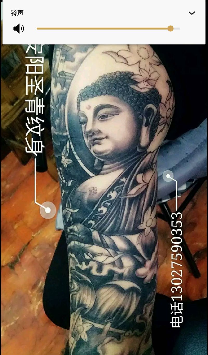 佛纹身图片