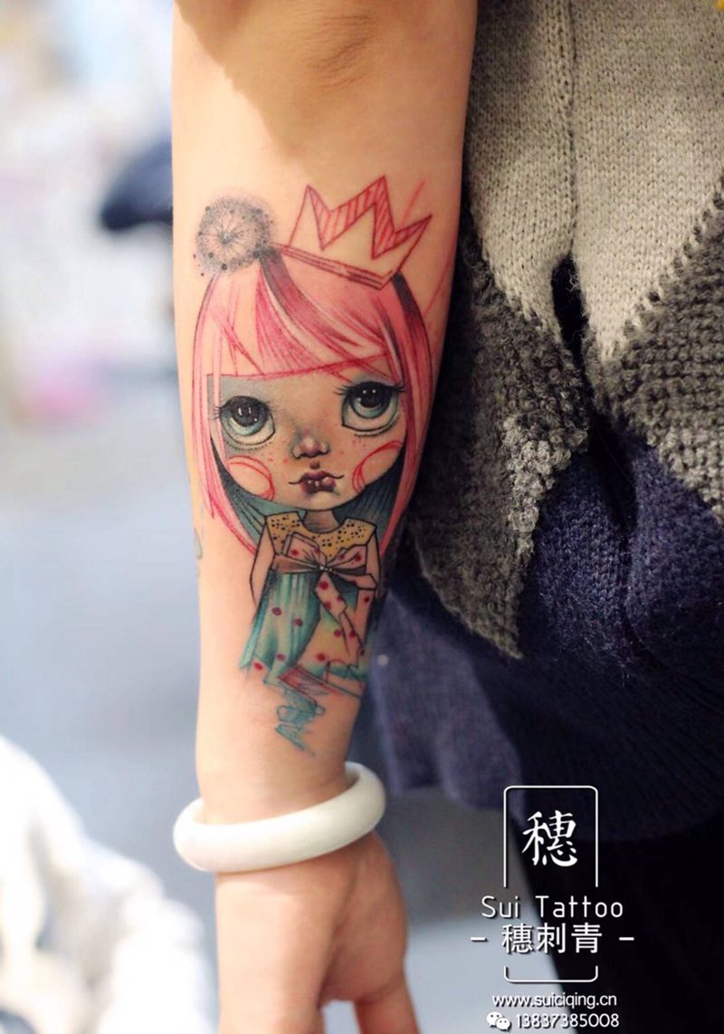 小妹妹纹身图片