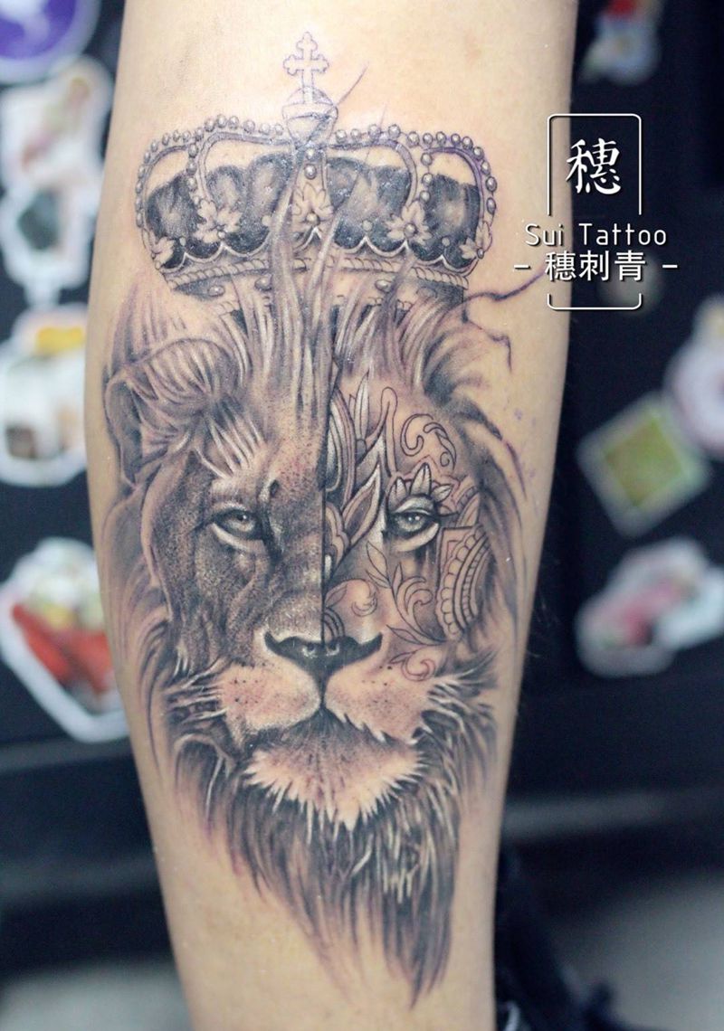 森林之王纹身图片