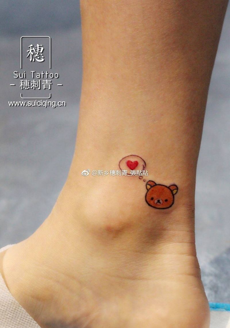 小熊纹身图片