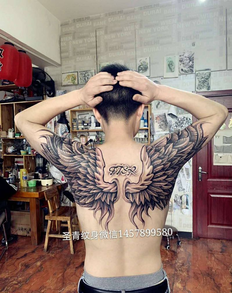 完成纹身图片_背部纹身图案