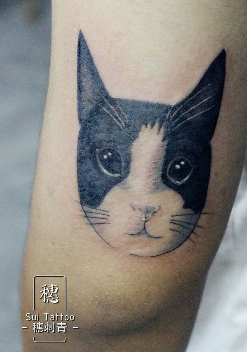 黑猫警长纹身图片