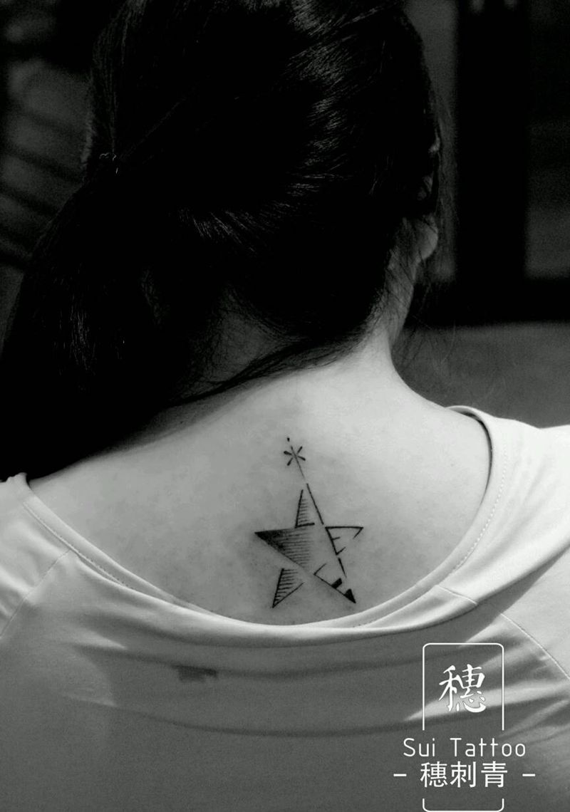 小星星纹身图片