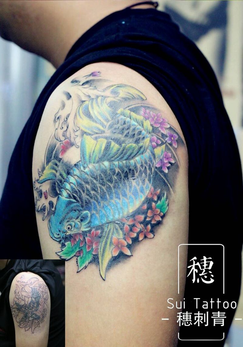 暴力盖纹身图片