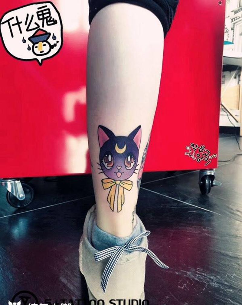 猫咪纹身图片