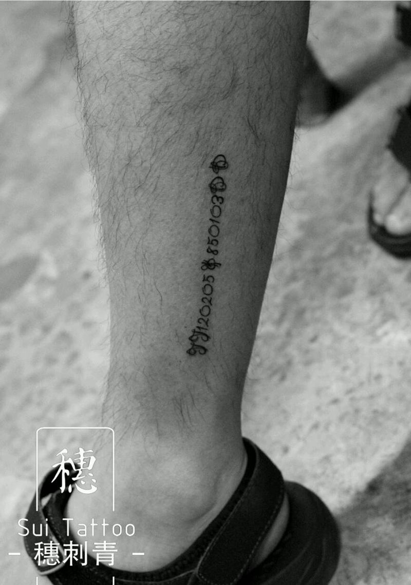 刮腿毛纹身图片
