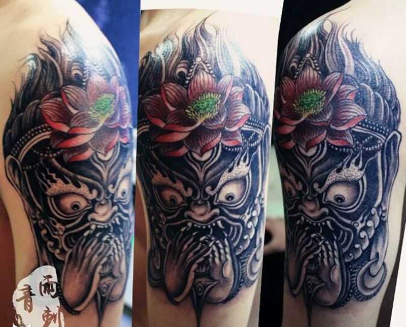 陈坤同款，金刚芭比。纹身图片