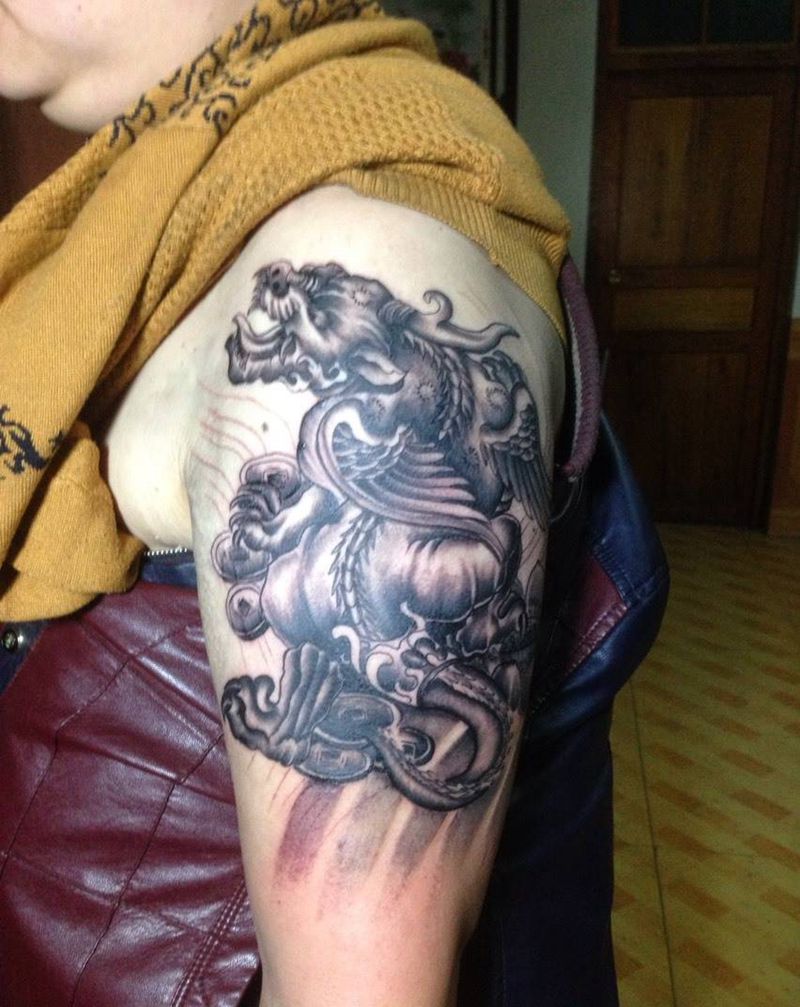 貔貅纹身图片