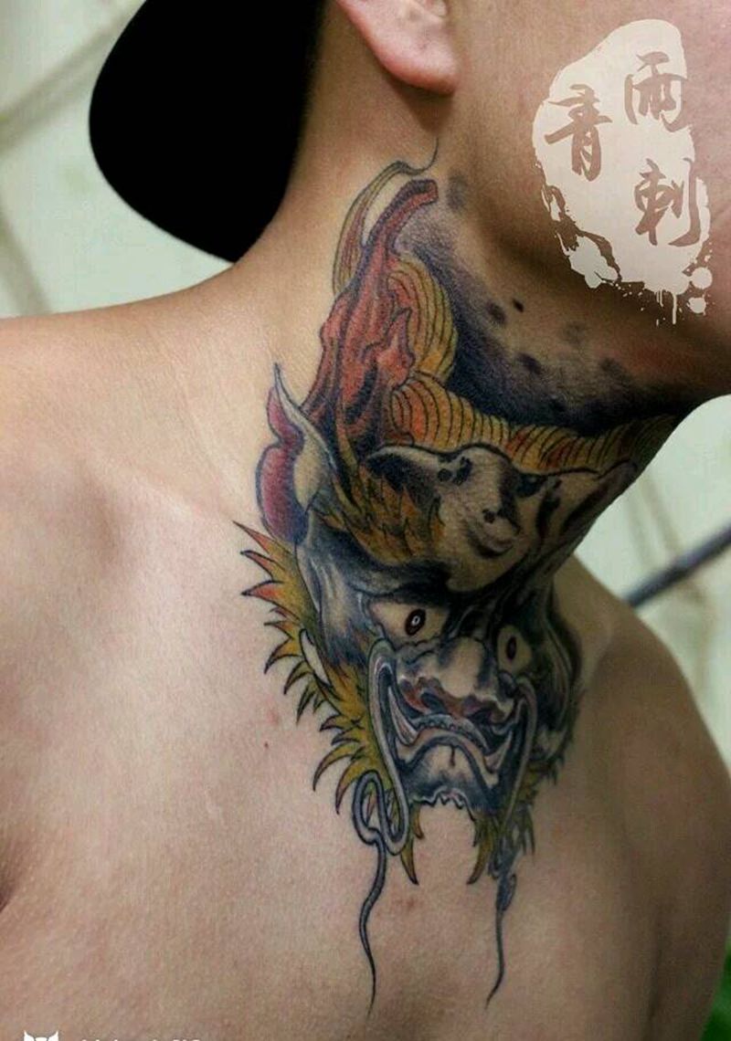 龙头。纹身图片