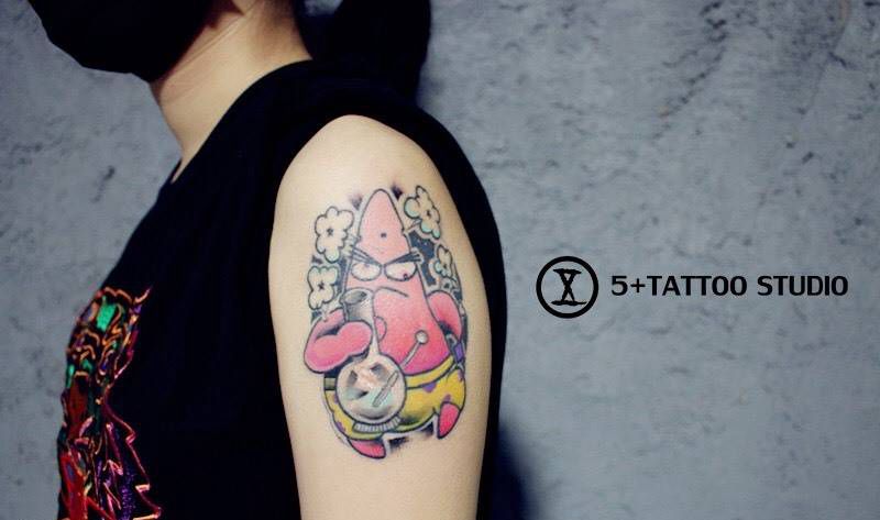 派大星纹身图片