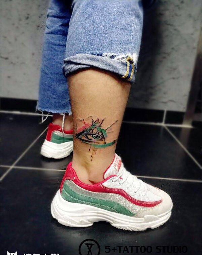 上帝之眼纹身图片