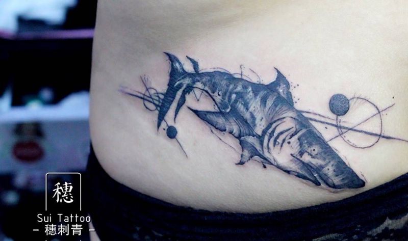 鲨鱼纹身图片