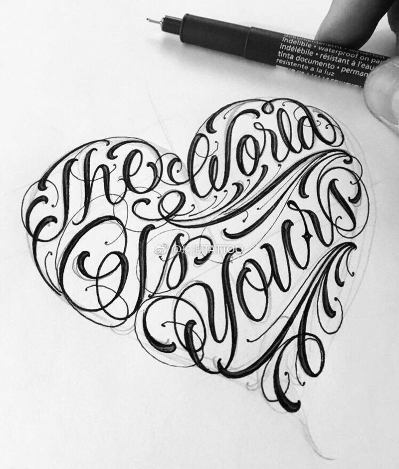 花体 〔早安〕  98TATTOO 〔活动进行中〕纹身图片