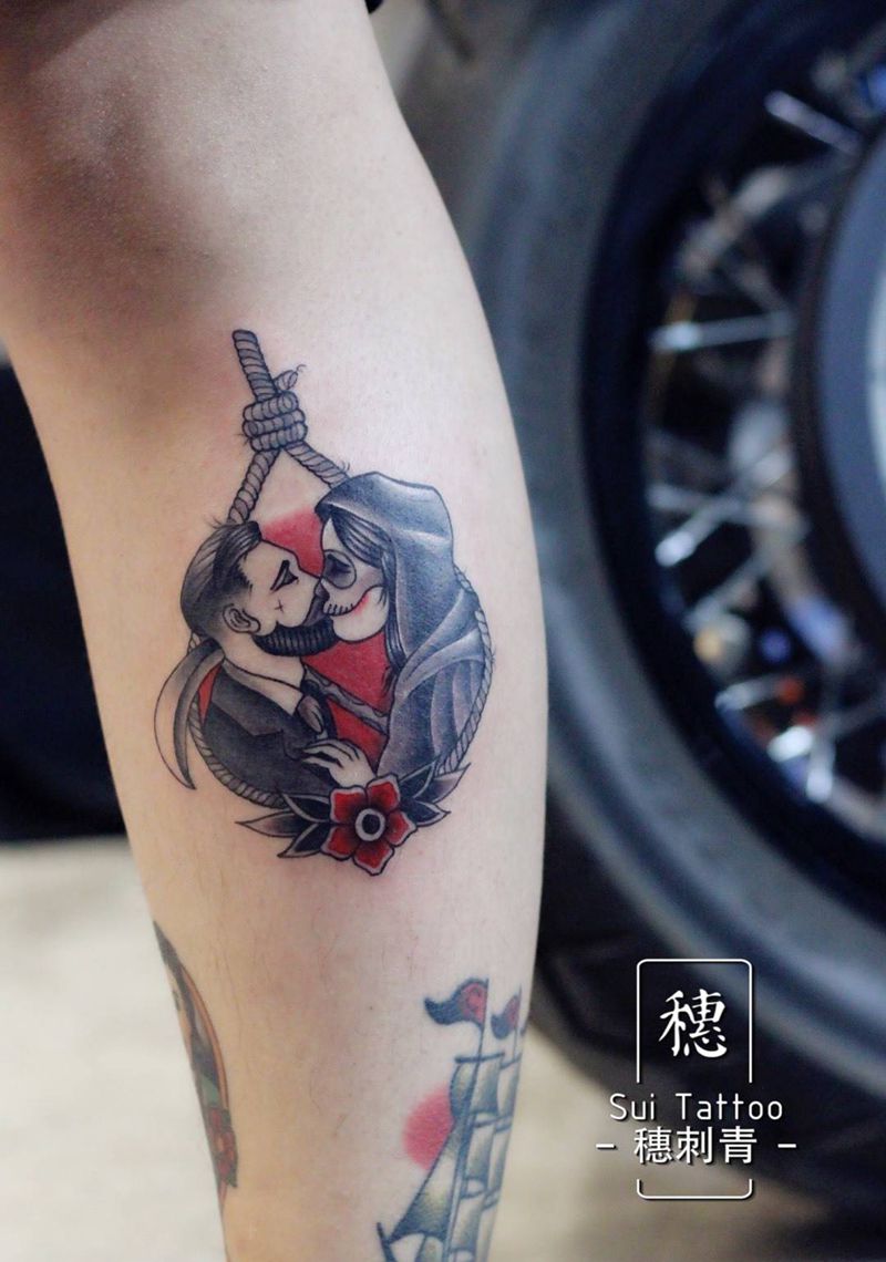 死了都要爱纹身图片