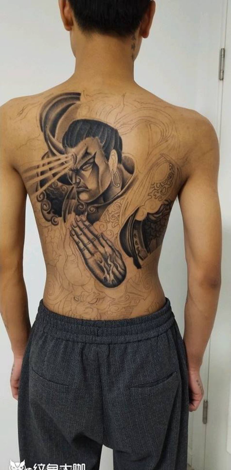 神将...未完...纹身图片_背部纹身图案