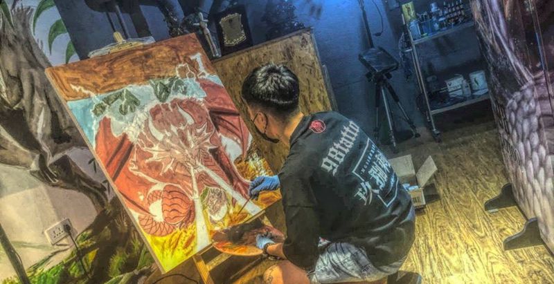 边画边玩 〔慢慢画吧〕纹身图片