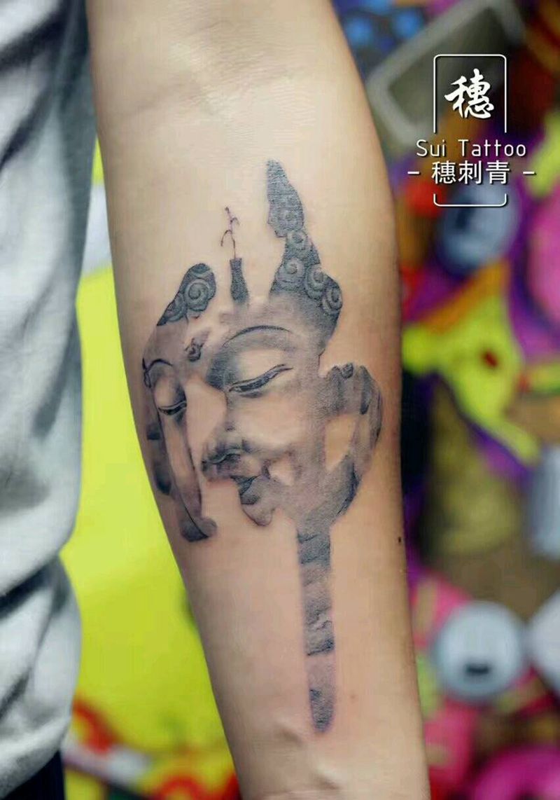 佛纹身图片