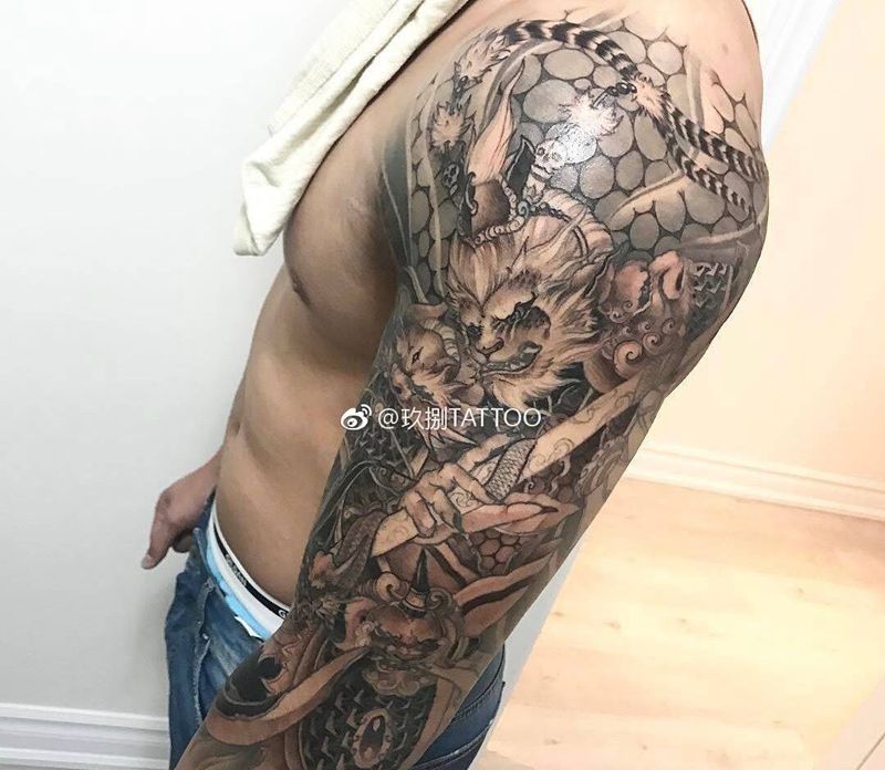 一场秋雨一场寒 天气转凉 注意保暖  98TATTOO 〔纹身特训〕纹身图片