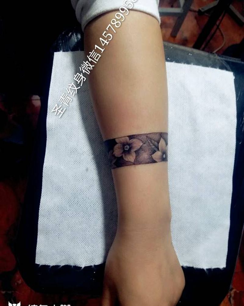 臂环完成喜欢的约我纹身图片