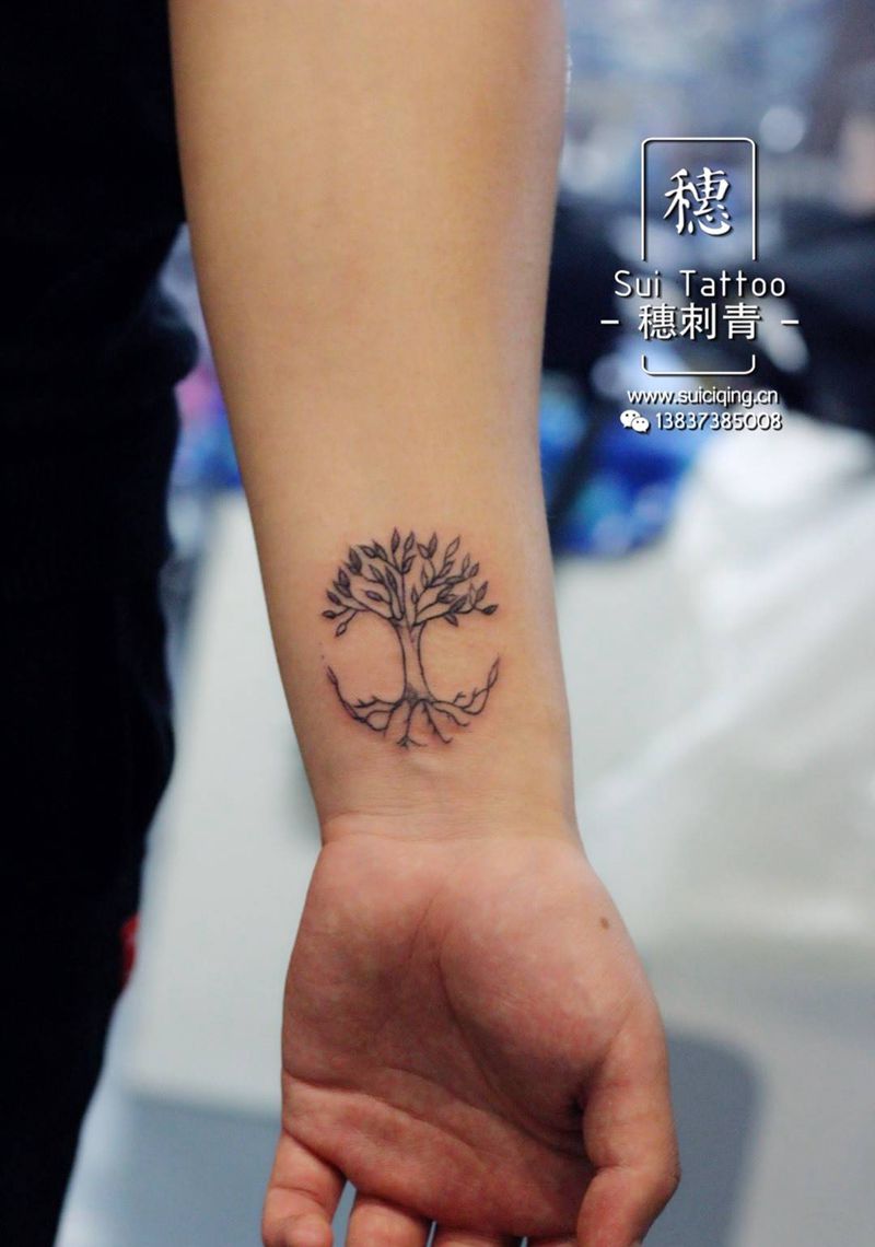 花花草草树树x4纹身图片