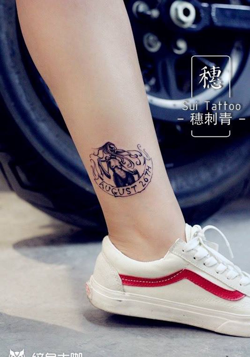 暗黑处女座纹身图片