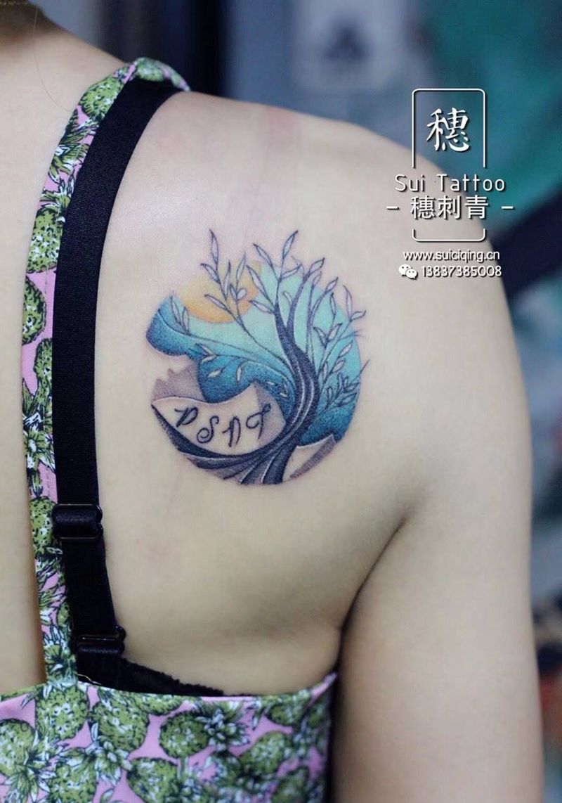 小清新纹身图片