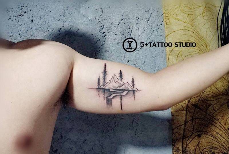 诗和远山纹身图片