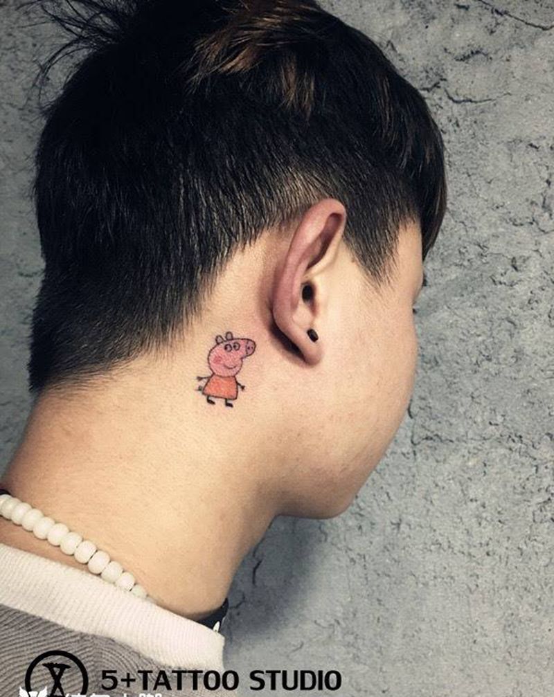 小猪佩奇纹身图片