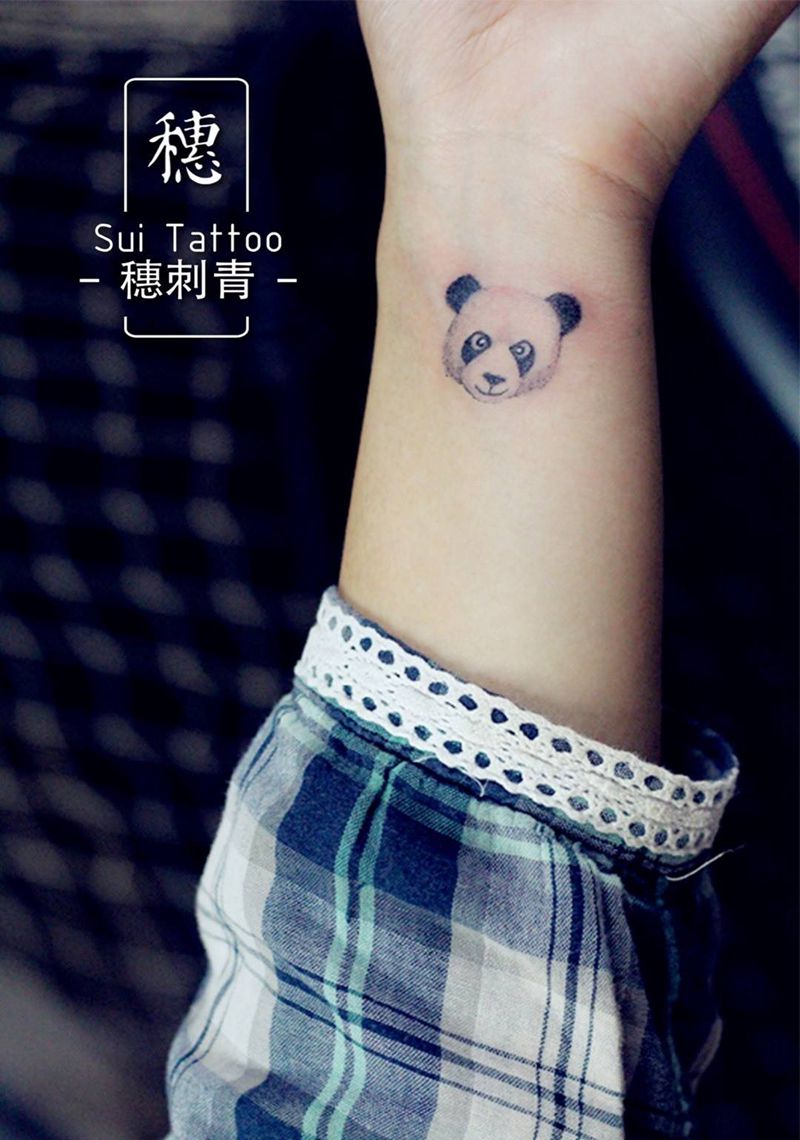小熊猫纹身图片