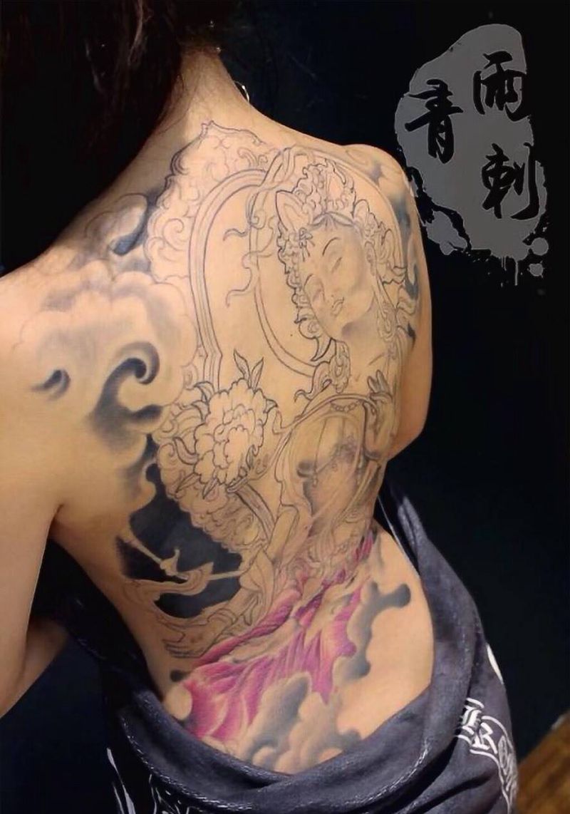 白度母纹身图片